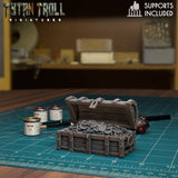 Chest Mimic Miniature | B - Tabletop RPG & D&D miniature. Perfect for wargaming & collectors