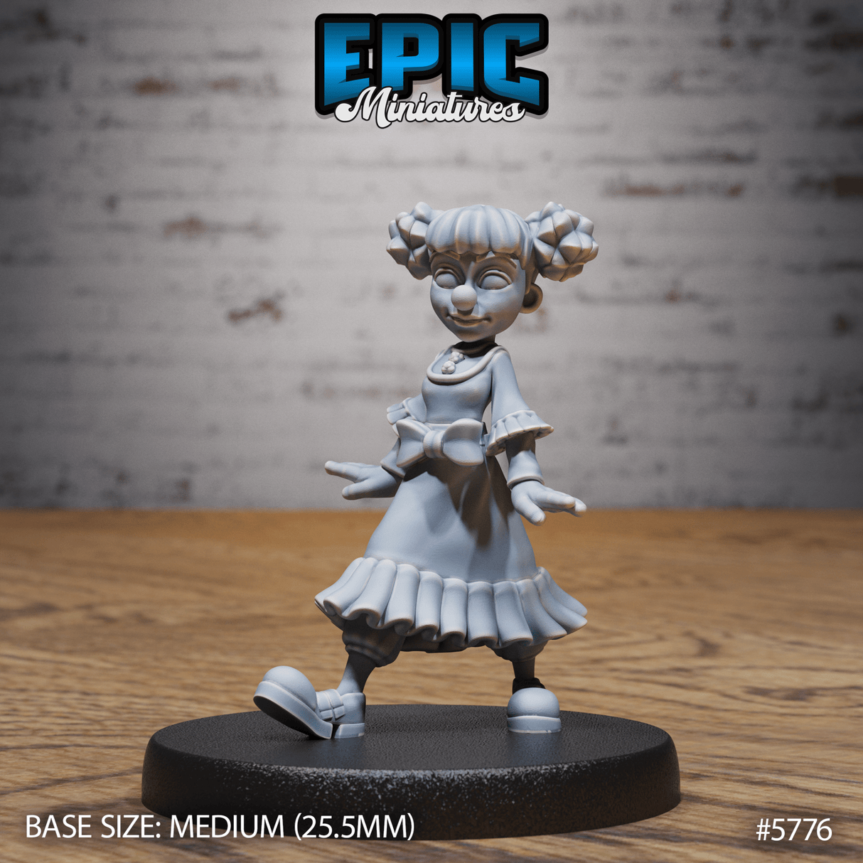 Circus Clown Set Miniature | C - Tabletop RPG & D&D miniature. Perfect for wargaming & collectors