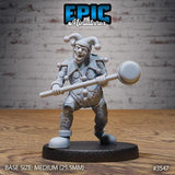 Circus Clowns Miniature | 3547 - Tabletop RPG & D&D miniature. Perfect for wargaming & collectors