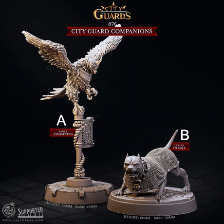 City Guard Companions Miniature | A - Tabletop RPG & D&D miniature. Perfect for wargaming & collectors