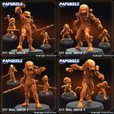 City Skull Hunter Miniature | City Hunter A - Tabletop RPG & D&D miniature. Perfect for wargaming & collectors