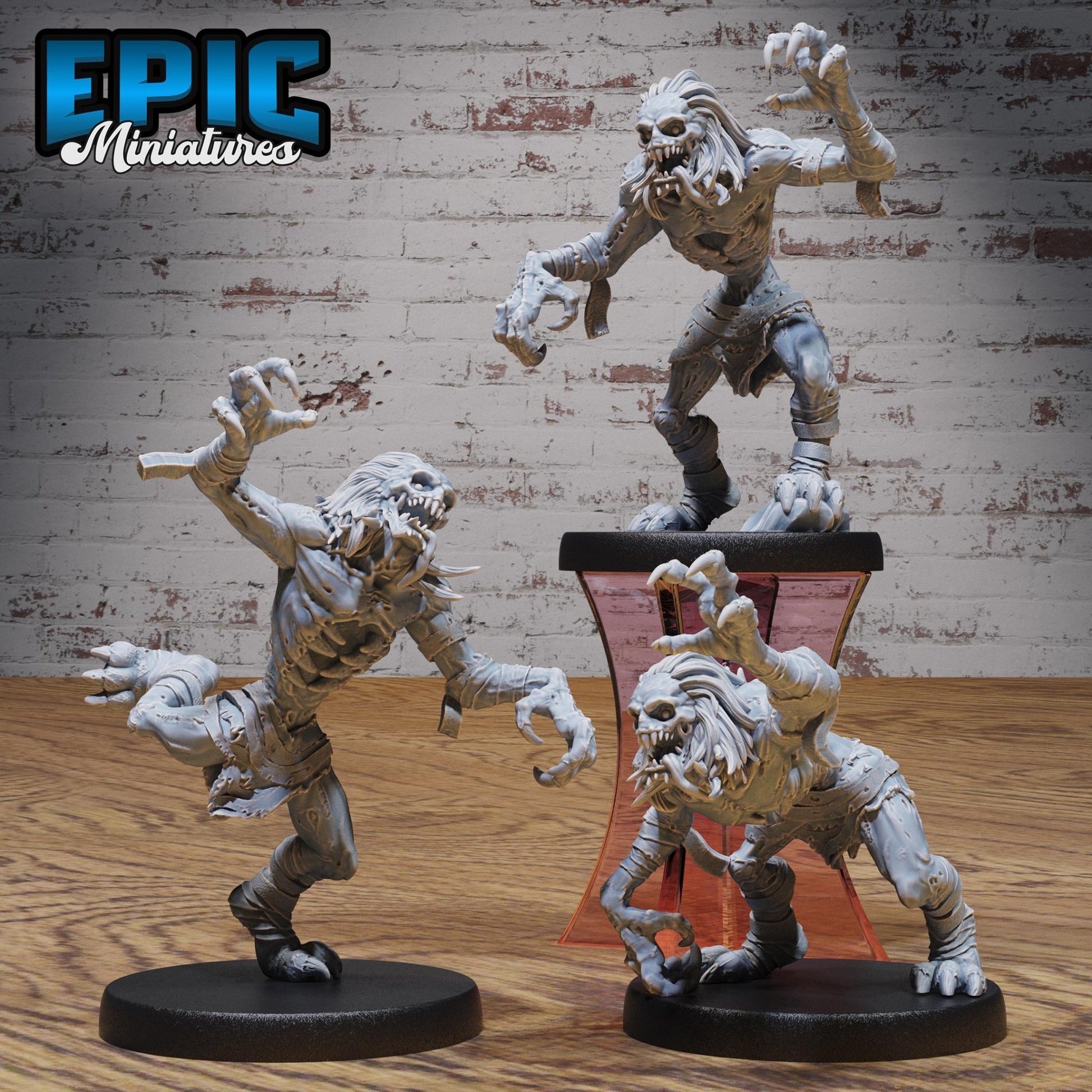 Classic Ghoul Miniature - Full Set All Models - 32mm