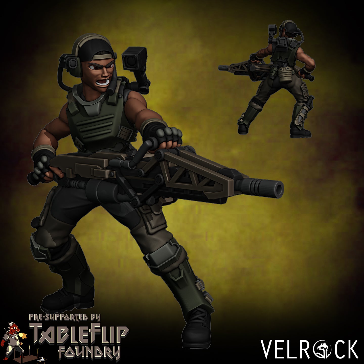 Colonial Marine squad Miniature