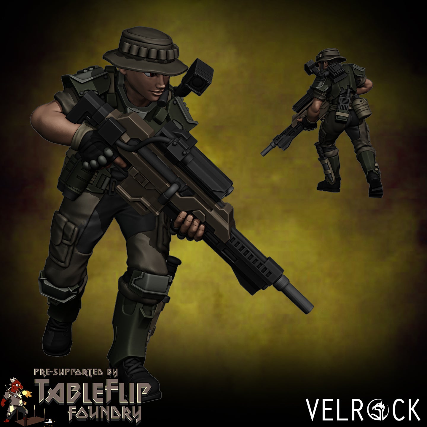 Colonial Marine squad Miniature