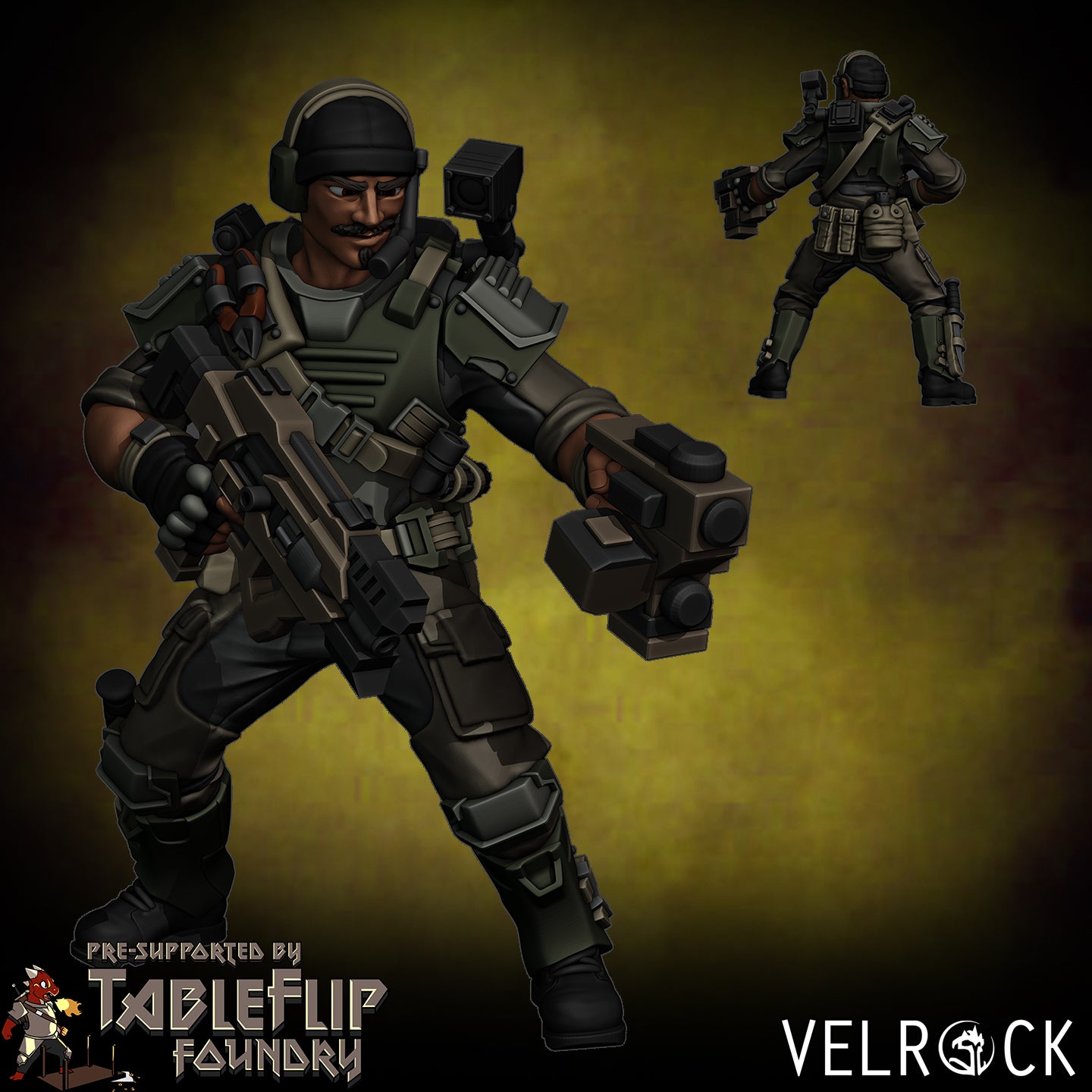 Colonial Marine squad Miniature