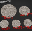 COIN Bases Miniature | 16pc 25mm - Tabletop RPG & D&D miniature. Perfect for wargaming & collectors