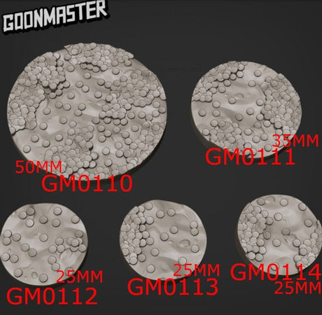 COIN Bases Miniature | 16pc 25mm - Tabletop RPG & D&D miniature. Perfect for wargaming & collectors