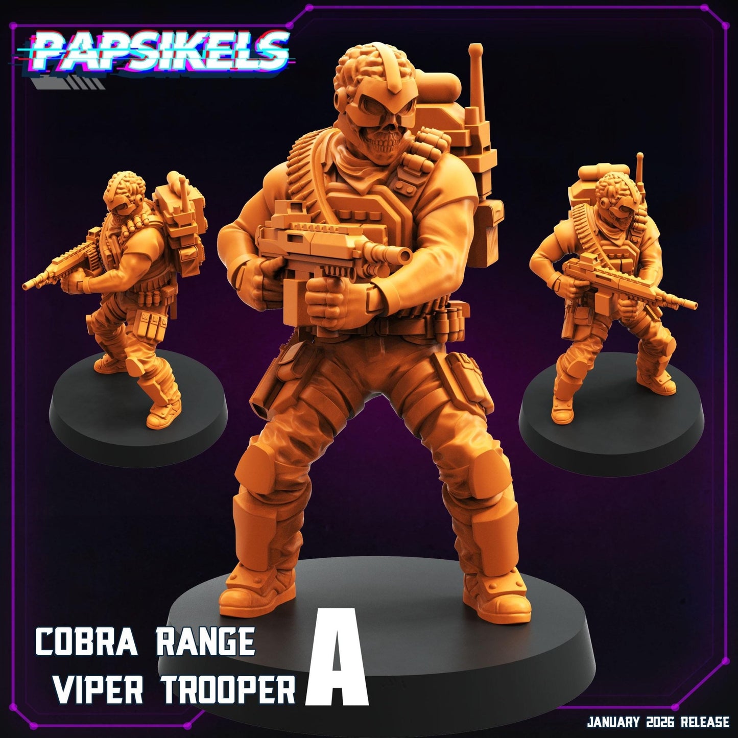 Colonial Cobra Marines - A - 32mm Scale