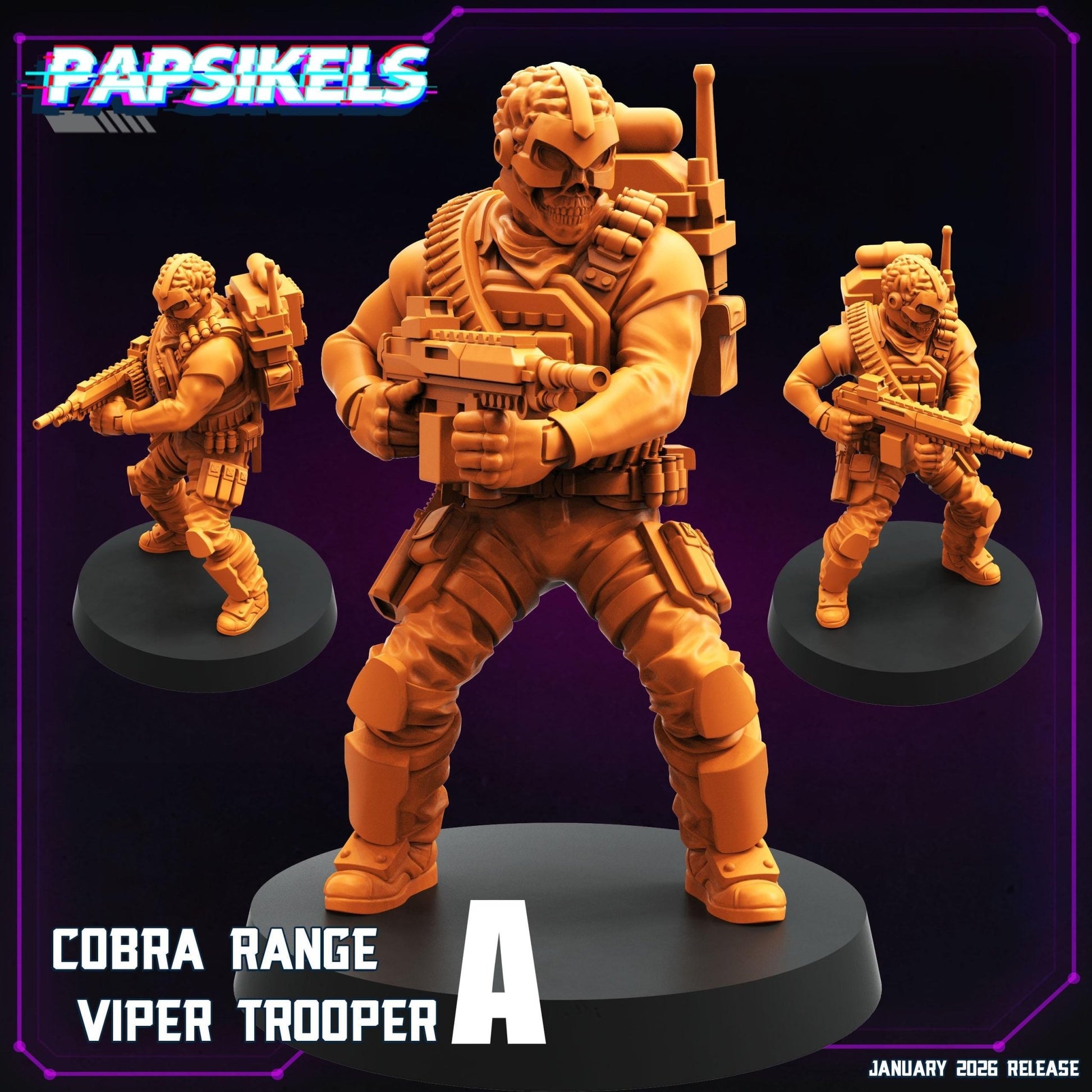 Colonial Cobra Marines - A - 32mm Scale