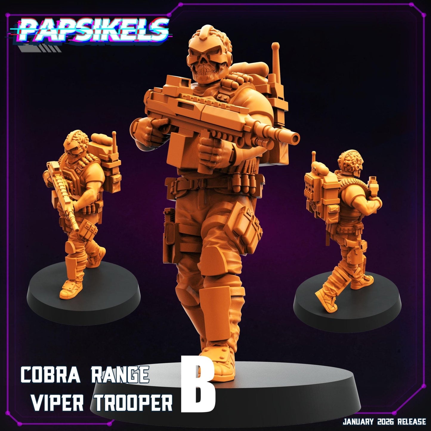 Colonial Cobra Marines - B - 32mm Scale