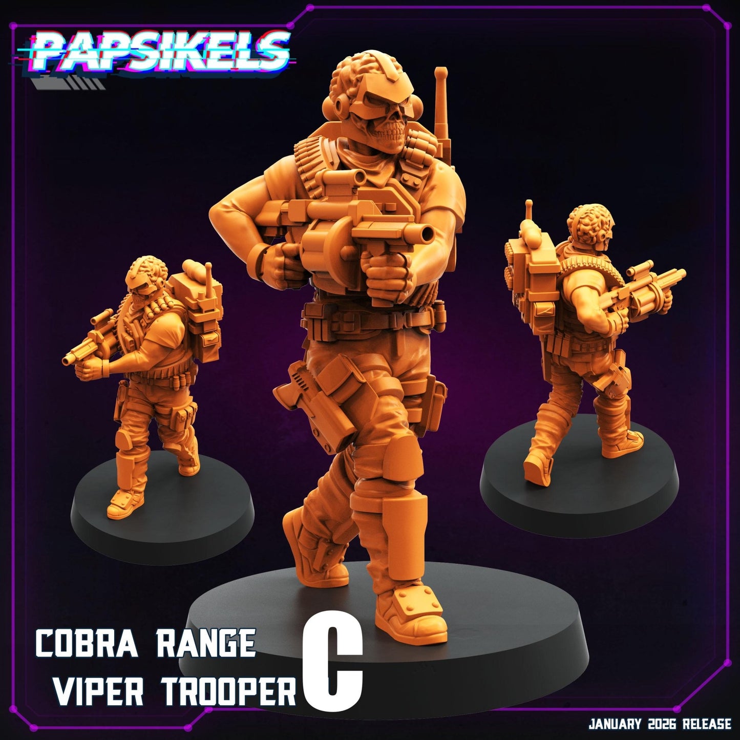 Colonial Cobra Marines - C - 32mm Scale
