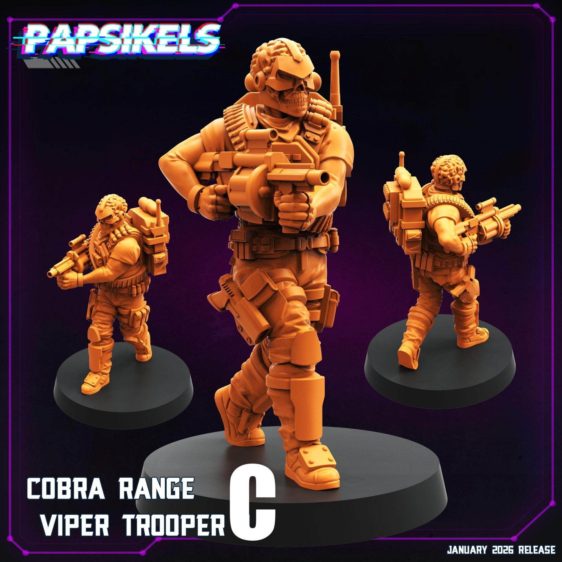 Colonial Cobra Marines - C - 32mm Scale
