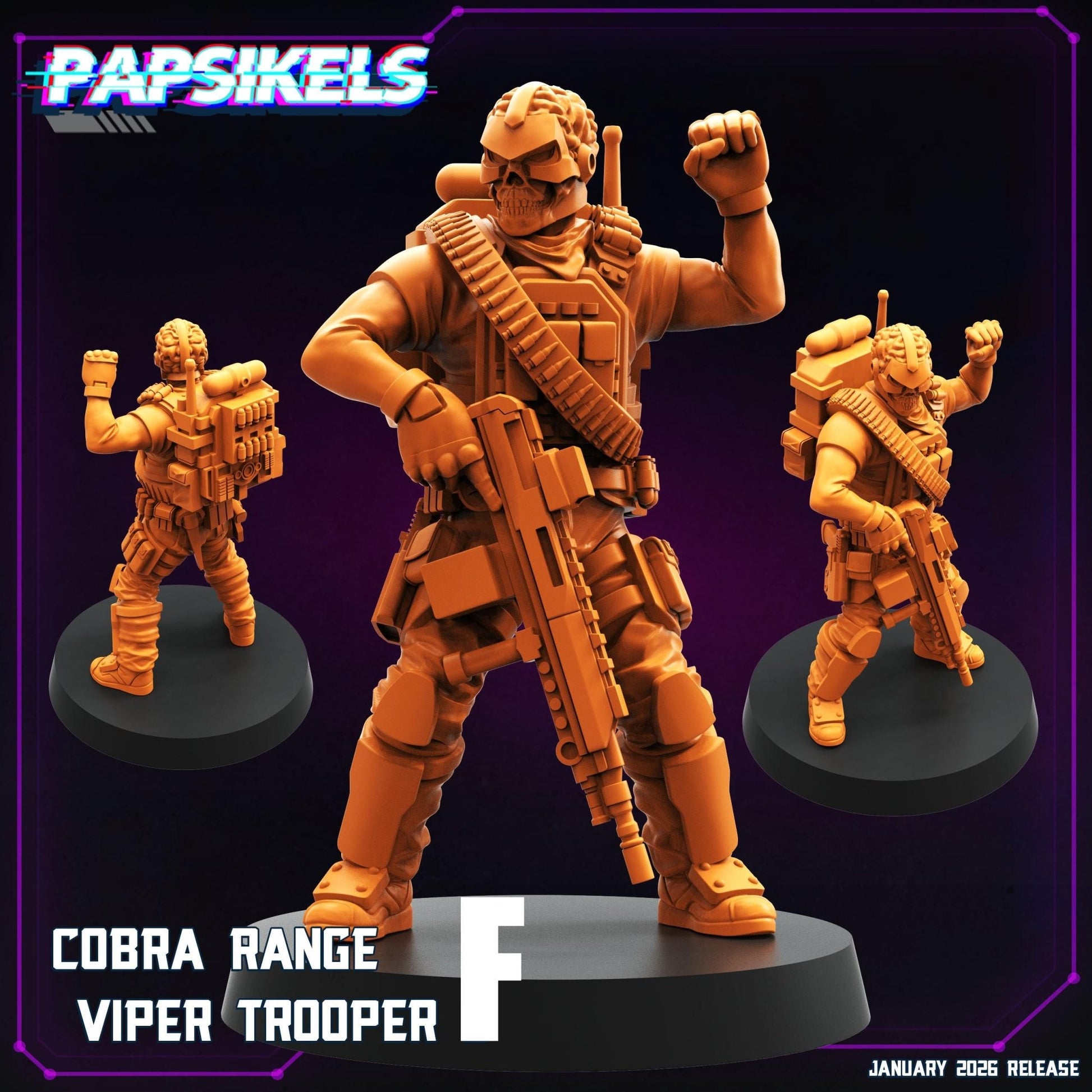 Colonial Cobra Marines - F - 32mm Scale