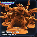 Colonial Marine Fireteam Miniature | E - Tabletop RPG & D&D miniature. Perfect for wargaming & collectors
