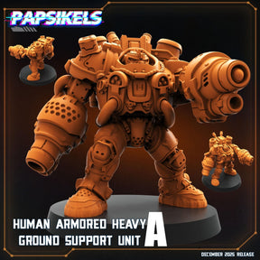 Colonial Marine Sci - Fi Human Armored suit | A - Tabletop RPG & D&D miniature. Perfect for wargaming & collectors