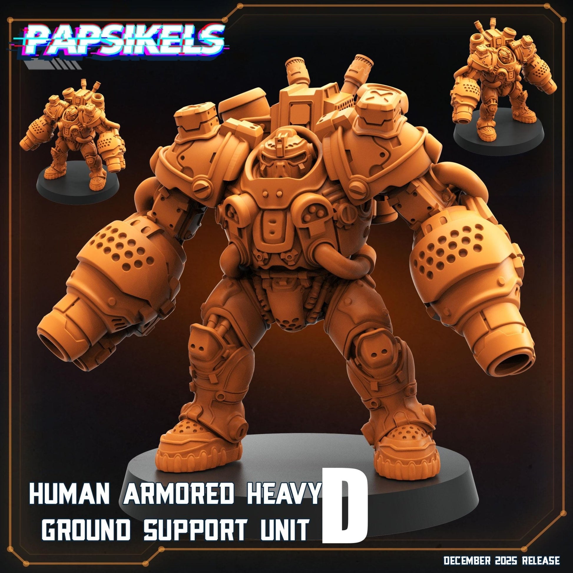 Colonial Marine Sci - Fi Human Armored suit - D - 32mm Scale