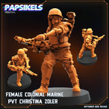 Colonial Marine special sevice Team | Marine 2 - Tabletop RPG & D&D miniature. Perfect for wargaming & collectors