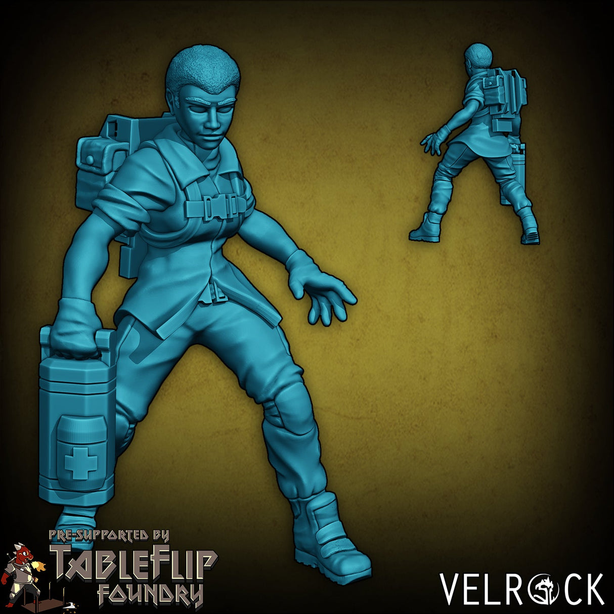 Colonial Shep Crew or Spaceship crew Miniature | A - Tabletop RPG & D&D miniature. Perfect for wargaming & collectors