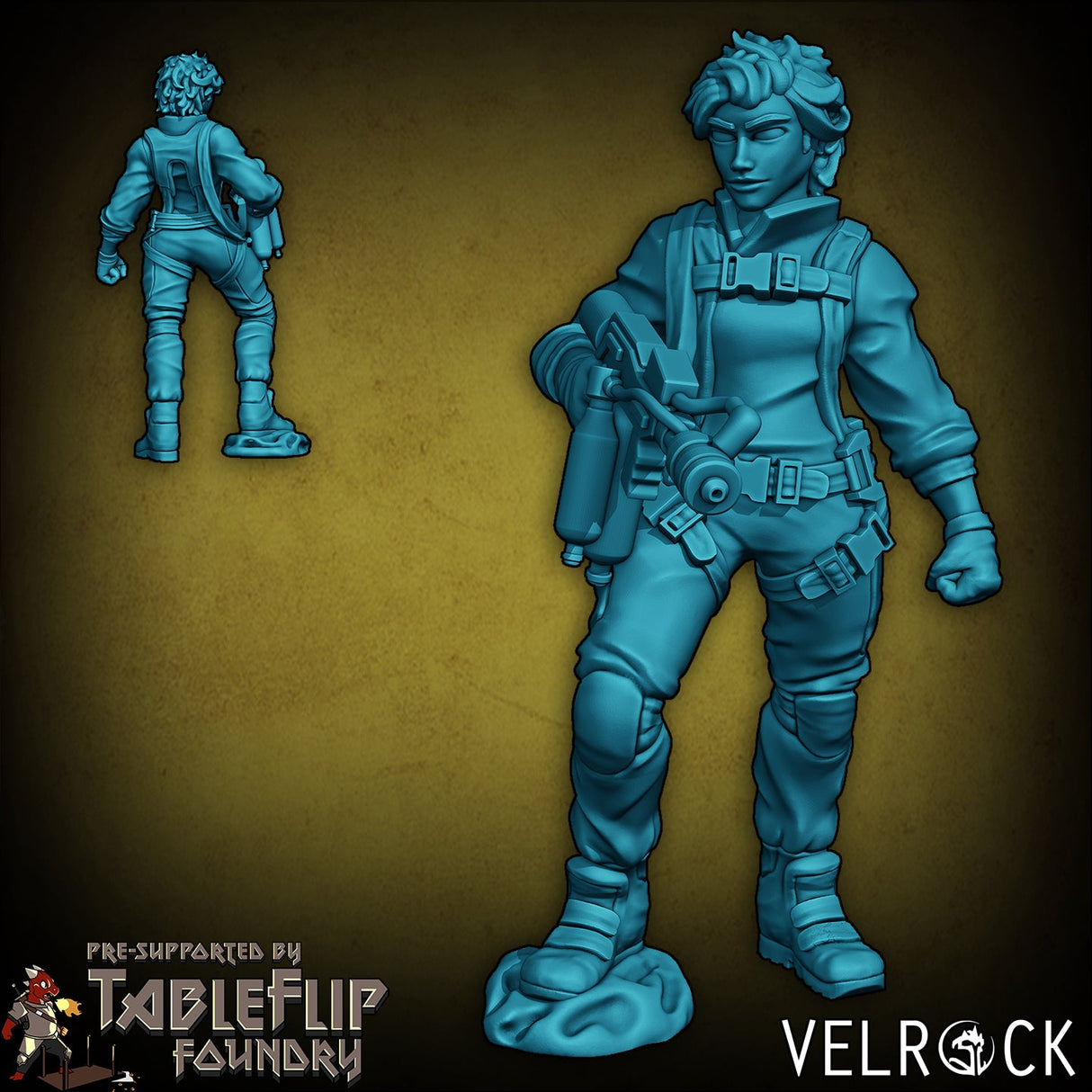 Colonial Shep Crew or Spaceship crew Miniature | B - Tabletop RPG & D&D miniature. Perfect for wargaming & collectors