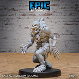Common Ghoul Miniature | 3862 - Tabletop RPG & D&D miniature. Perfect for wargaming & collectors