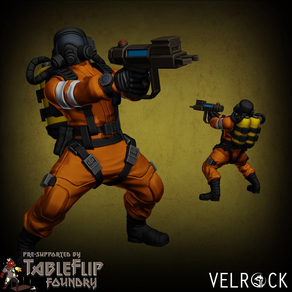 Company Style NPC Miniature | B - Tabletop RPG & D&D miniature. Perfect for wargaming & collectors