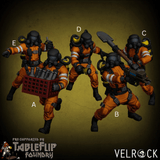 Company Style NPC Miniature | Set of 5 - Tabletop RPG & D&D miniature. Perfect for wargaming & collectors