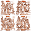 Complete Cowboy Miniature | Full Set All Models - Tabletop RPG & D&D miniature. Perfect for wargaming & collectors