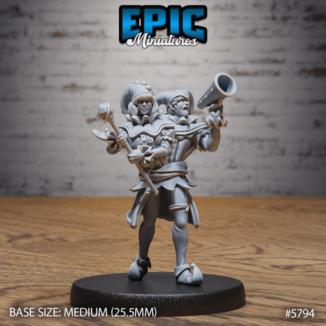Conjoined Twins Miniature | B - Tabletop RPG & D&D miniature. Perfect for wargaming & collectors