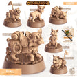 Corgi Companion Miniature | Bare A - Tabletop RPG & D&D miniature. Perfect for wargaming & collectors