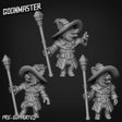 Corgi Mage Miniature | Set of 3 - Tabletop RPG & D&D miniature. Perfect for wargaming & collectors