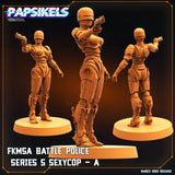 Corpo Cop Miniature | Corpo Cop C - Tabletop RPG & D&D miniature. Perfect for wargaming & collectors