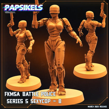 Corpo Cop Miniature | Corpo Cop D - Tabletop RPG & D&D miniature. Perfect for wargaming & collectors
