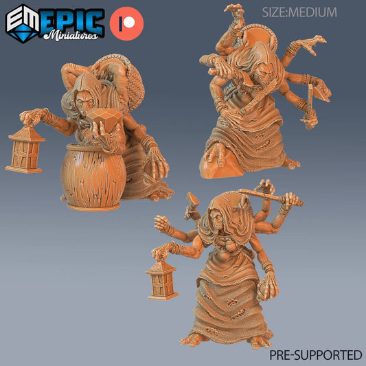 Corpse Collector Miniature - Set of 3 - 28mm