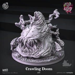 Crawling Doom Horror Miniature | A - Tabletop RPG & D&D miniature. Perfect for wargaming & collectors