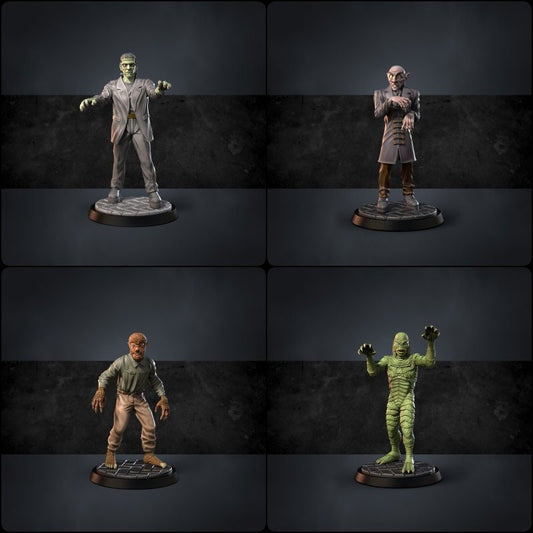 Creepy gang, bandits Miniature - Full Set All Models - 32mm