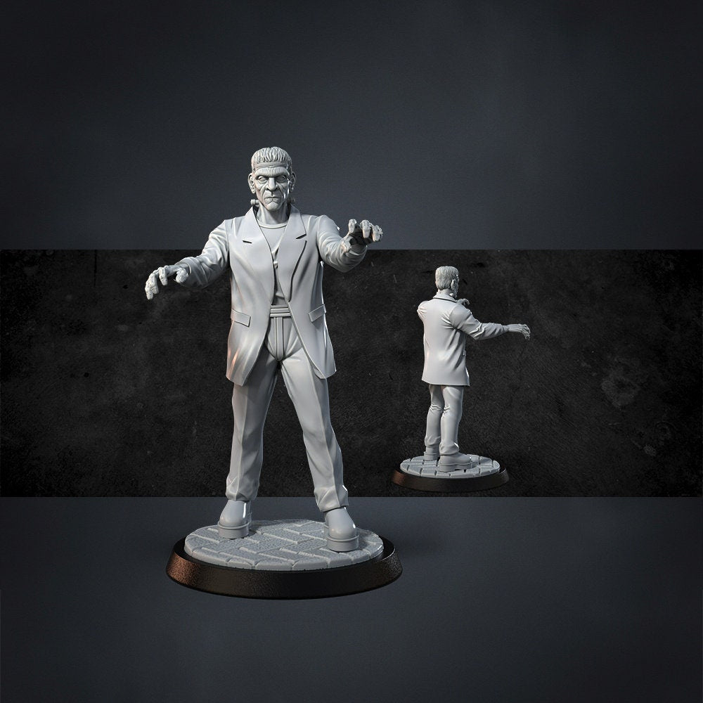 Creepy gang, bandits Miniature | The Monster - Tabletop RPG & D&D miniature. Perfect for wargaming & collectors