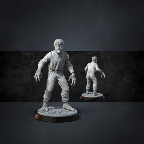 Creepy gang, bandits Miniature | The Werewolf - Tabletop RPG & D&D miniature. Perfect for wargaming & collectors