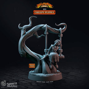 Creepy Puppet Miniature | A - Tabletop RPG & D&D miniature. Perfect for wargaming & collectors
