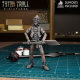 Creepy Villager Miniature | Villager 1 - Tabletop RPG & D&D miniature. Perfect for wargaming & collectors