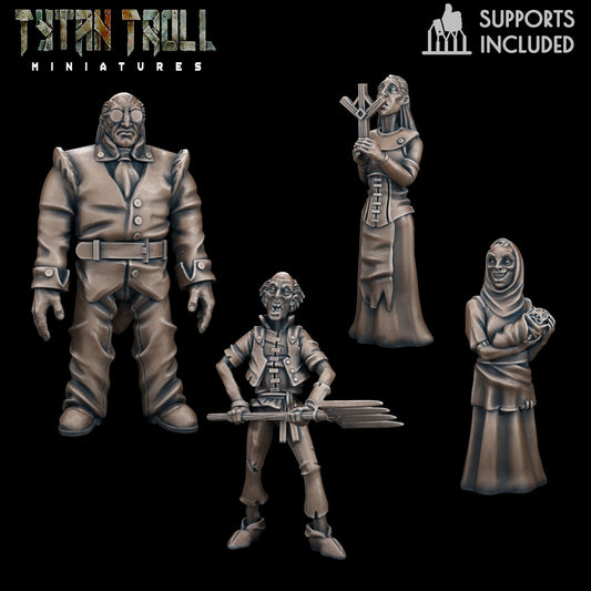 Creepy Villager Miniature - Villager 1 - 32mm