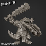 Crocodile Guard Miniature | B - Tabletop RPG & D&D miniature. Perfect for wargaming & collectors