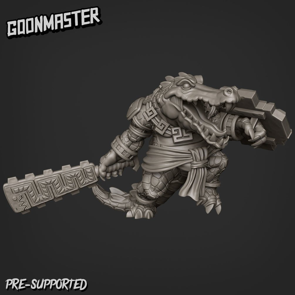 Crocodile Guard Miniature - D - 32mm