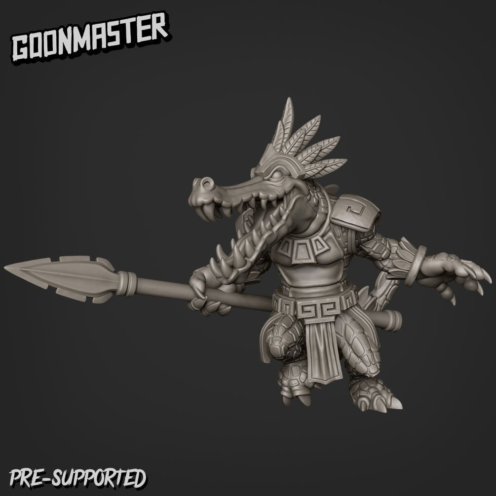 Crocodile Miniature - B - 32mm