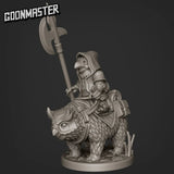 Crow Rider On OwlBears Miniature | B - Tabletop RPG & D&D miniature. Perfect for wargaming & collectors