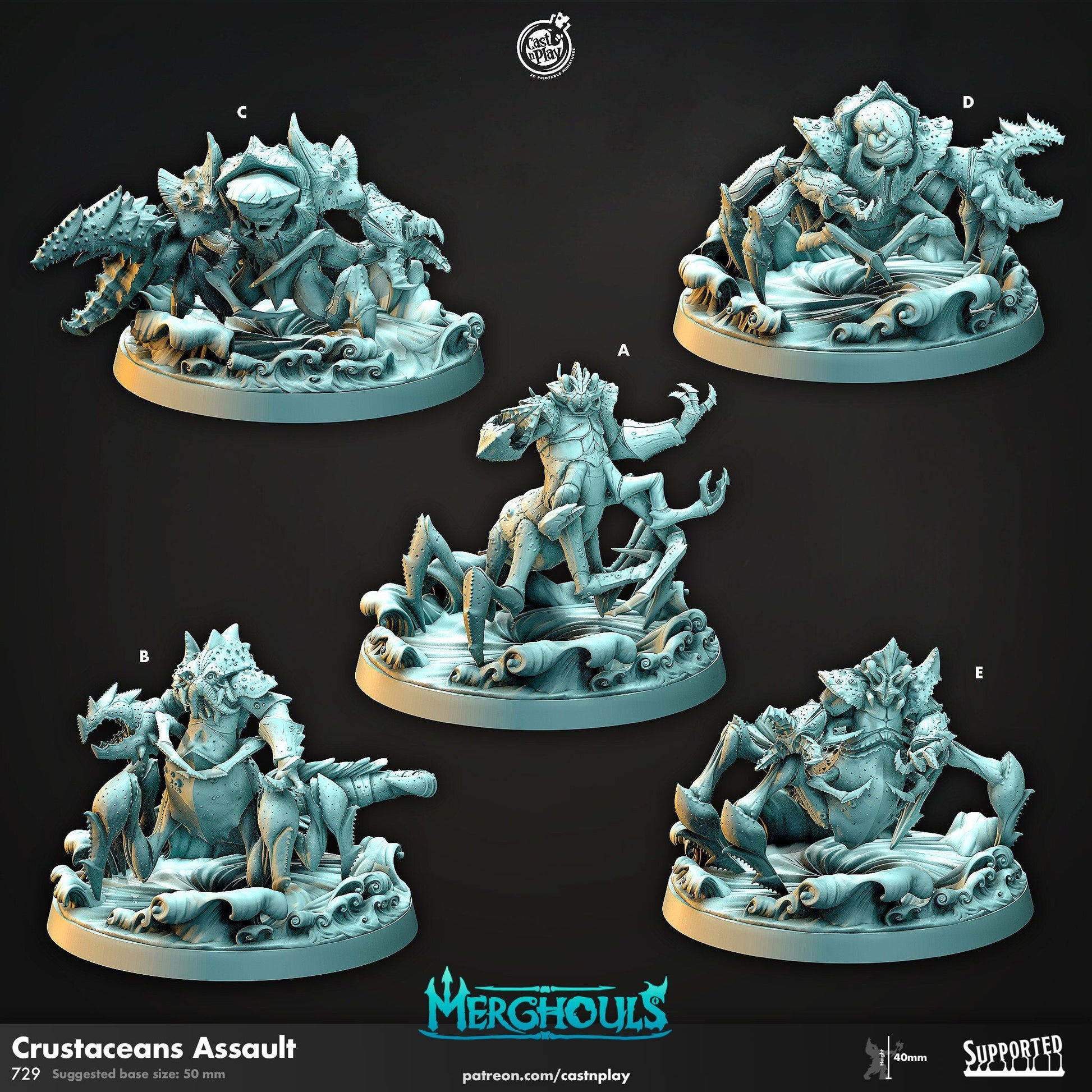 Crustaceans Assault Miniature - Crustacean A - 