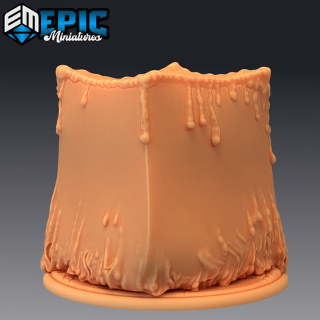 Cube Slime Miniature | A - Tabletop RPG & D&D miniature. Perfect for wargaming & collectors