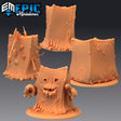 Cube Slime Miniature | Set of 4 - Tabletop RPG & D&D miniature. Perfect for wargaming & collectors