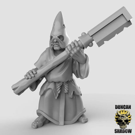 Cultist Axemen Miniature | A - Tabletop RPG & D&D miniature. Perfect for wargaming & collectors
