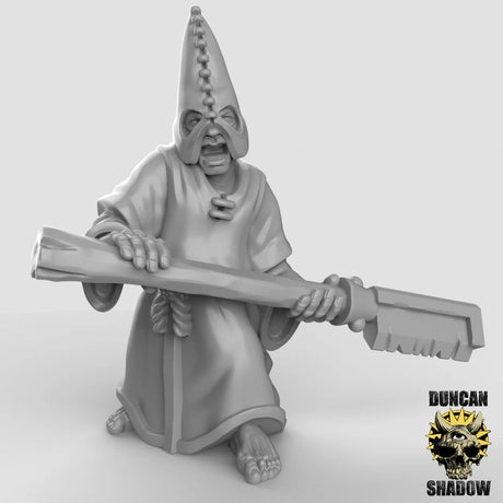 Cultist Axemen Miniature | C - Tabletop RPG & D&D miniature. Perfect for wargaming & collectors
