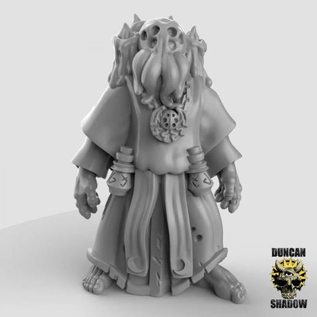 mindflayer worshipers cult Miniature with elites | A - Tabletop RPG & D&D miniature. Perfect for wargaming & collectors